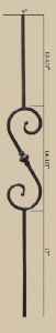Flat Knob Scroll